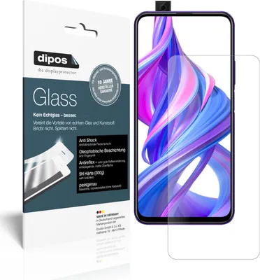 Produktbild von 2x Schutzfolie für Honor 9X matt - Anti-Shock 9H Folie dipos Glass Kunststoffglas