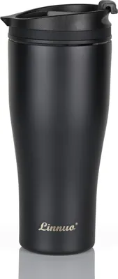 Produktbild von Thermobecher Edelstahl Kaffeebecher to go Becher 380ml - 100% Auslaufsicher perfekt fürs Auto & unterwegs - Isolierbecher - 6h warm ideal Trinkbecher