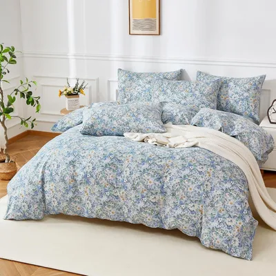 Produktbild von Omgoods – Bettwäsche-Set, 220 x 240 cm, aus 100% Baumwolle, mit 2 Kopfkissenbezügen