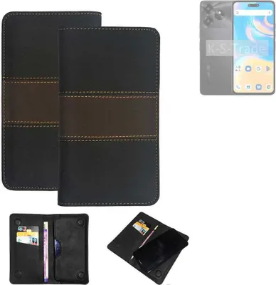 Produktbild von K-S-Trade Hülle Handyhülle kompatibel mit UMIDIGI G6 5G Schutzhülle Walletcase Bookstyle Tasche Schutz Case Handytasche Wallet Cover Kunstleder