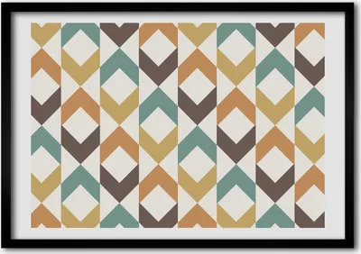 Produktbild von Bild - Bilder - Bilderrahmen - 70 cm x 50 cm - MDF-Rahmen, Wandkunst retro-Hintergrund