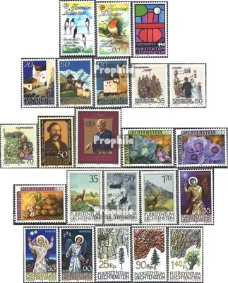Produktbild von Briefmarken Liechtenstein 1986 Mi 893-915 (kompl.Ausg.) Jahrgang 1986 komplett gestempelt Naturschutz