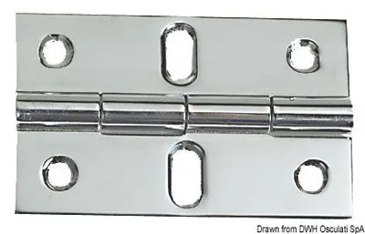 Zdjęcie produktu dla Zawias standard sworzeń 80 x 50 mm Osculati 38.814.03