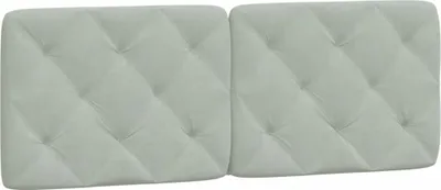 Produktbild von VidaXL 374720, Hellgrau, Polyester, 120 cm, 1220 mm, 48 cm, 60 mm