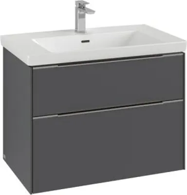 Produktbild von Villeroy & Boch Subway 3.0 Waschbeckenunterschrank, 2 Auszüge, 772x576x478mm, C57400RH