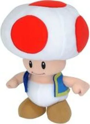 Image de Super Mario - Champignon Crapaud - Peluche