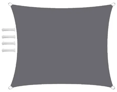 Produktbild von Wasserdichte Sonnenschutzplane in Grau, 2 x 2,5 Meter