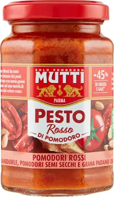 Zdjęcie produktu dla mutti pesto rosso di pomodoro 180gr