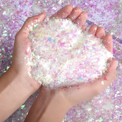 Künstliche Schneeflocken 20 g Glitzer für Weihnachtsbaum