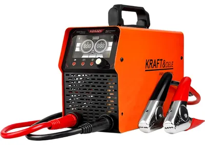 Produktbild von KRAFT&DELE | Batterieladegerät, 12/24V, 50-800Ah, 80A ab 600A, Amperemeter, Überlastschutz, Metallgehäuse, für Motorrad Traktor Auto Transporter kleines Boot
