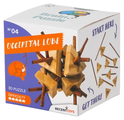 Obrázek produktu pro Łamigłówka Brain Puzzle Płat Potyliczny Recent Toys poziom 5 z 5