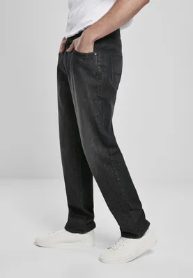 Produktbild von Urban Classics Hose Loose Fit Jeans Real Black Washed-29/32