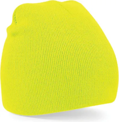 Immagine prodotto di Beechfield Original Pull-On Beanie versch. Farben (giallo fluorescente)