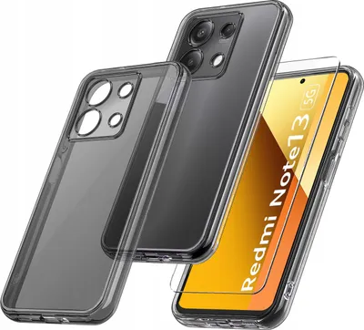 Zdjęcie produktu dla Etui do Xiaomi Redmi Note 13 5G WZMACNIANE 360° CLEAR + Szkło OCHRONNE 9H