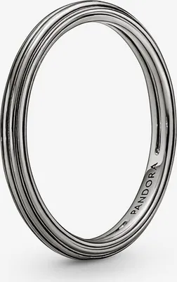 Immagine prodotto di Pandora Me 149591C00 Anello Donna Linee Scanalate Placcato Rutenio Misura 52