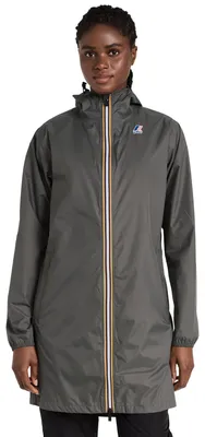 Immagine prodotto di Giacca impermeabile K-WAY, unisex, verde/nero, taglia M