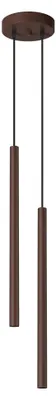 Immagine prodotto di Lampada a sospensione PASTELO 2 marrone 2xG9 8W acciaio 118x15x15 cm Sollux Lighting