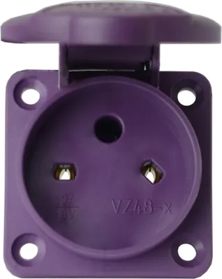 Image de Prise à encastrer droite 48V 10A 2P IP54 Prise