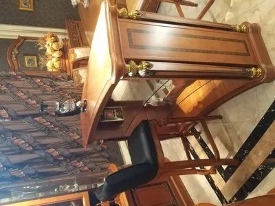 Produktbild von Barstuhl Bar Stühle Leder für  Bar Thresen Tisch Stuhl Hocker Neu Barock Rokoko