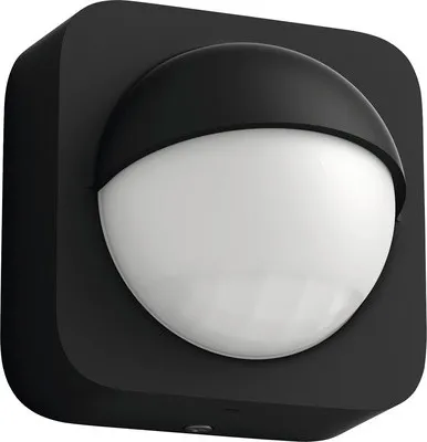 Produktbild von Philips Motion Sensor Outdoor schwarz, Wand, Draußen, Schwarz, Android, iOS, IP54, Kunststoff