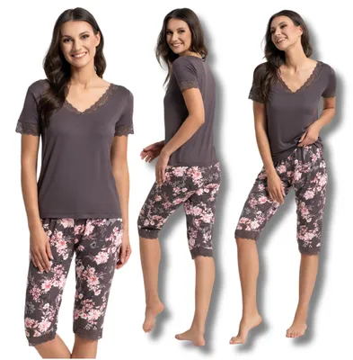 Produktbild von Moraj Damen Pyjama Schlafanzug – Patt1, Größe S, bequem