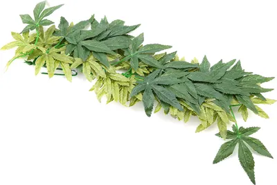 Produktbild von Grüne künstliche Pflanze Falsche Blätter Aquarium Aquarium Reptil Terrarium Ornamente Nachbildung 50cm