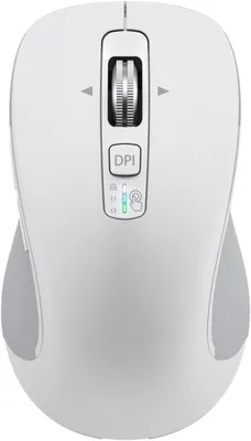 Produktbild von Kabellose Bluetooth Maus mit 4-Wege-Scrollrad, 3 Geräte Verbindung, Silent Click, 4 DPI-Stufen, Ergonomisch, für Laptop, PC, Tablet, Windows & Mac