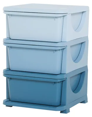 Produktbild von Aufbewahrungsbox Kinder, Kunststoff, Blau