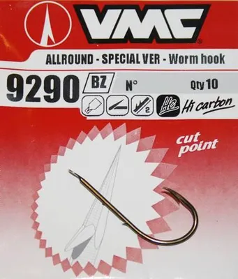 Produktbild von VMC Allround Special Wurmhaken mit Plättchen Gr.6