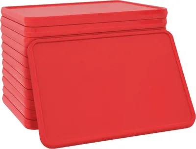 Image de Jetons vierges rectangle rouge CombiCraft - 50 x 35 mm - 100 pièces