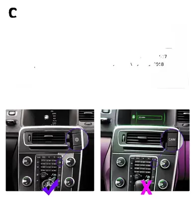 Produktbild von Carplay- und Android Auto-Schnittstelle, kabellose Konnektivität, Kamerasupport, Für Volvo