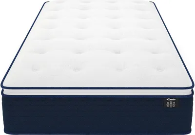 Produktbild von Taschenfederkernmatratze mit Übermatratze - 1 Zone - Härtegrad 3 - 80 x 200 cm - Stärke 24 cm - ALTIER von YSMÉE