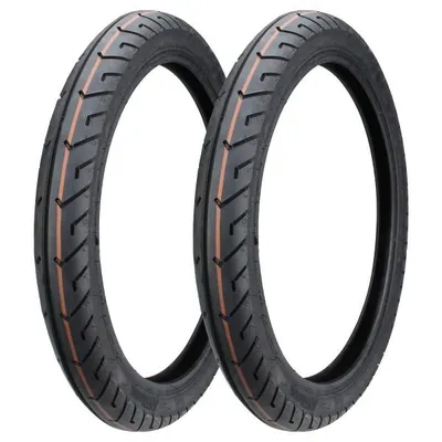 Immagine prodotto di Mitas Reifen Set 2.25 x 16 2 1/4 x 16 Zoll Sportprofil für Mofa Moped Piaggio Bravo Si Ciao