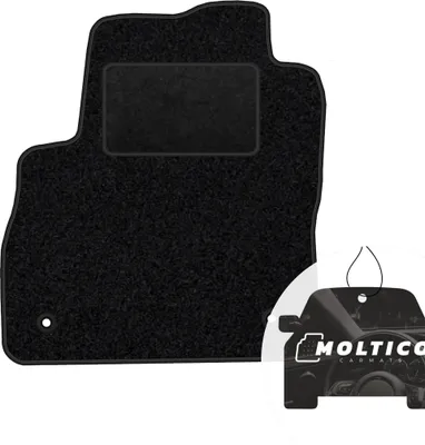 Immagine prodotto di moto-MOLTICO tappetino conducente auto velours lato conducente tappetini auto nero tappetino conducente 1 pezzo adatto per Opel Astra K 2015-2021