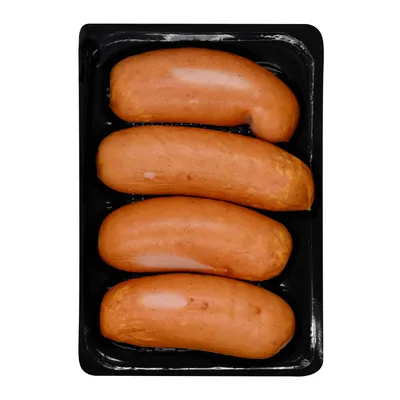 Produktbild von Food-United KNACKER nach Regensburger Wurst Art 2x 400g Prager Speck-Knack-Wurst-Würstchen aus Schweinefleisch und Rindfleisch perfekt als Bratwurst oder Grillwurst ideal auch Snack oder Handwurst
