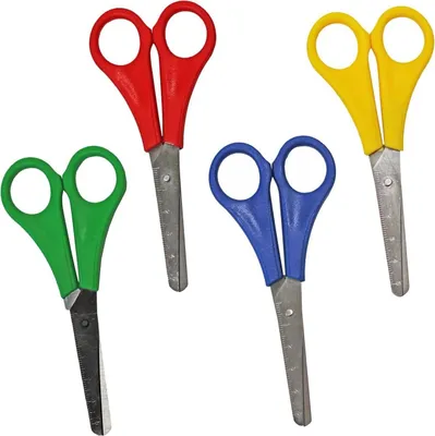 Produktbild von Kinderschere Linkshänder Bastelschere Schere verschiedene Farben, Herstellernummer:TES_0914_67862blau, Farbe:Blau