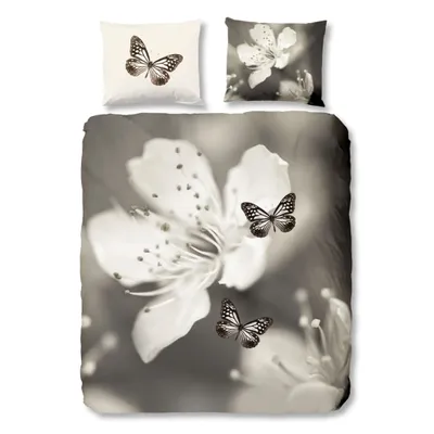 Produktbild von Descanso Bettwäsche-Set 9269-K Grau 135×200 cm