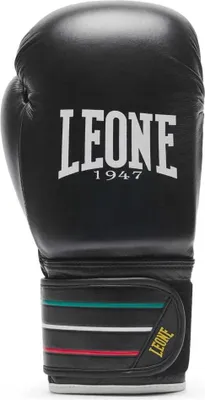 Produktbild von Leone1947 Flag Leder Künstliche Boxhandschuhe Schwarz 12 oz Schwarz 12 oz