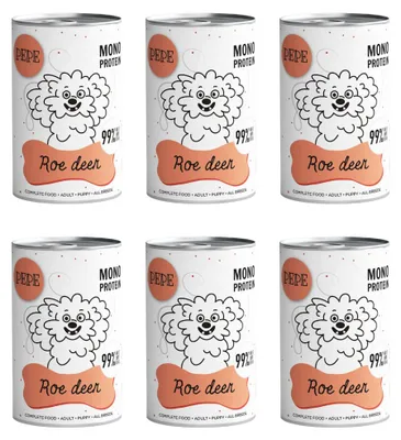 Obrázok produktu pre Pepe Roe Deer Animal Pack 99% srnčia zver 6x400g