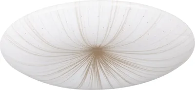 Produktbild von EGLO LED Deckenlampe Nieves 1, Ø 31 cm, Sternenhimmel Deckenleuchte mit Kristall-Effekt, Flurlampe, weiß und gold, Lampe Decke, Flurleuchte, warmweiß