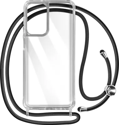 Produktbild von Avizar, Samsung Galaxy A23 5G / M23 5G Hülle mit 90cm langer Nylonkette, Transparent