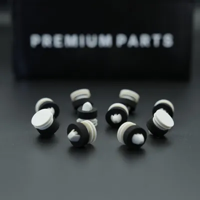 Image de 10 clips de fixation pour panneaux de porte avec joint d'étanchéité, compatibles avec les modèles Audi A6, S6, RS6, C6, 4F Avant, référence 4F0831719