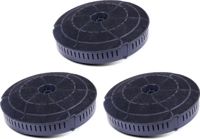 Produktbild von 3x Trade-Shop Aktivkohlefilter Ø178mm für AEG, Ariston, Arthur Martin, Bauknecht, Electrolux, Elica, Hotpoint, Husqvarna, Ignis, Ikea Dunstabzugshaube