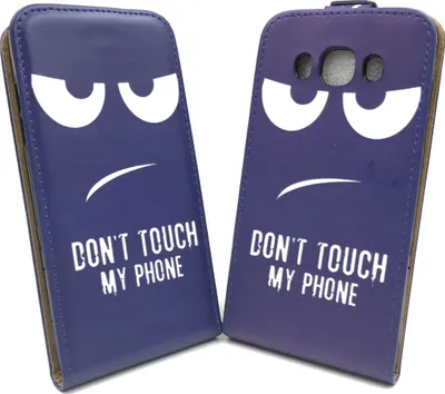 Produktbild von Handyhülle Tasche für Handy Samsung Galaxy J5 2016 Dont Touch my Phone