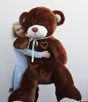 Immagine prodotto di Grande orsacchiotto gigante, morbido peluche - 105 x 85 cm - marrone