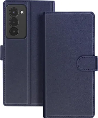 Image de Mayaxess, étui portefeuille 2-en-1 pour iPhone 17 avec coque, bleu nuit