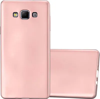 Produktbild von Cadorabo Schutzhülle für Samsung Galaxy A7 2015 Hülle in Rosa Handyhülle TPU Silikon Etui Cover Case