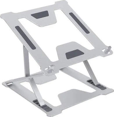 Produktbild von Famanu Laptopständer - Faltbarer Doppelschicht-Laptopständer P17S - Aluminiumlegierung - Für 10-17 Zoll Laptops und Tablets