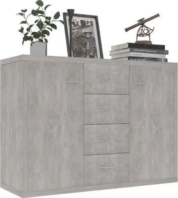 Obrázok produktu pre vidaXL Príborník betón sivý 88x30x65 cm odvodený výrobok z dreva