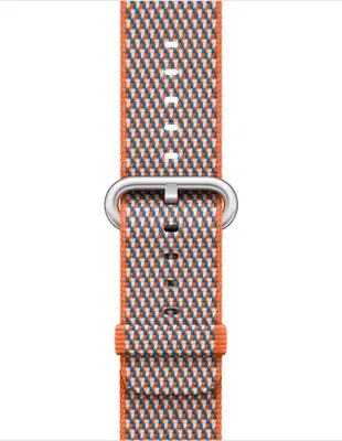 Produktbild von Apple MQVE2ZM/A, Band, Smartwatch, Grau, Orange, Apple, Watch 38mm, Nylon